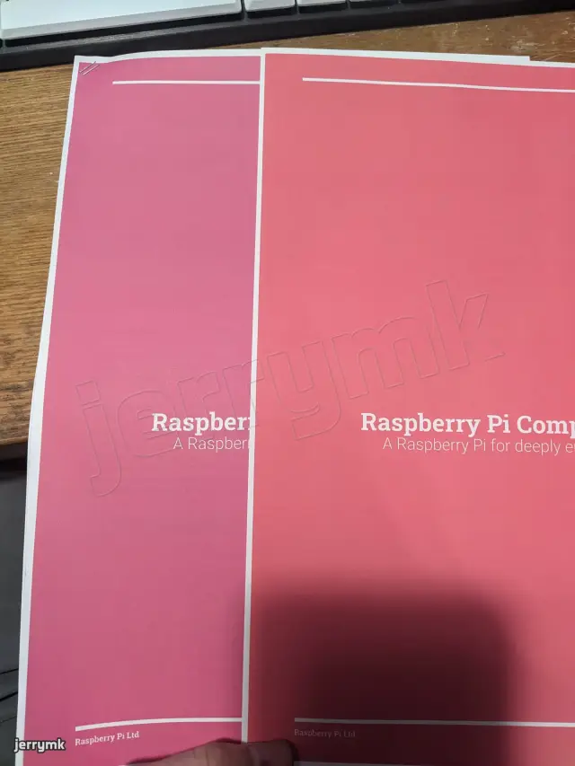 EPSON genuine pigment ink (left) and the first 3rd party pigment ink I've got (right).